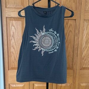 Women's Sleeveless Top - Dark Gray